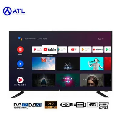 ATL Smart TV 43" Android - Full HD /LED + support mural offert - ATL-43V7S - Android 12 - Noir - Garantie 12 Mois
