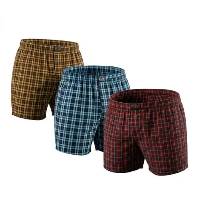 Lux Premium Lot de 3 Boxers Homme - Multicolore