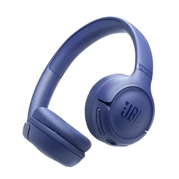 Découvrez le casque JBL Tune 530BT Bleu avec son JBL Pure Bass, Bluetooth, 2 microphones et jusqu'à 76 h d'autonomie. Casque léger et pliable.